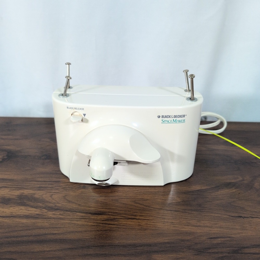 BLACK+DECKER Spacemaker Under-Counter Can Opener EC85 White Hardware Tested